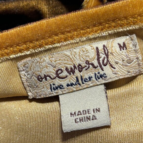 Oneworld Velvet Kimono With Fringe - Picture 6 of 6